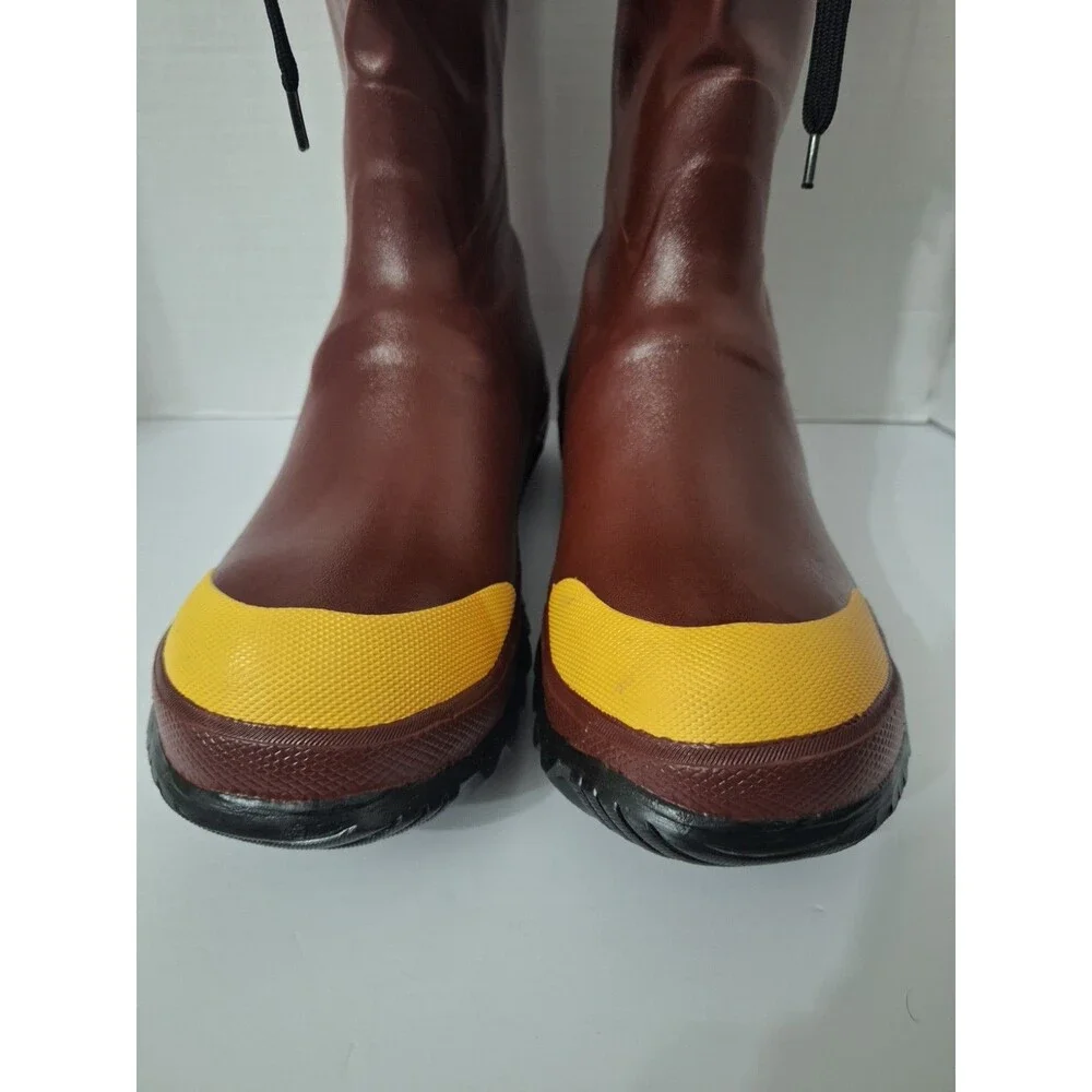 Ranger Honeywell Rubber Insulated Steel Toe Work Boots Sz 10 Red ASTM F2413-11